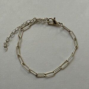 Delicate Silver Link Bracelet
